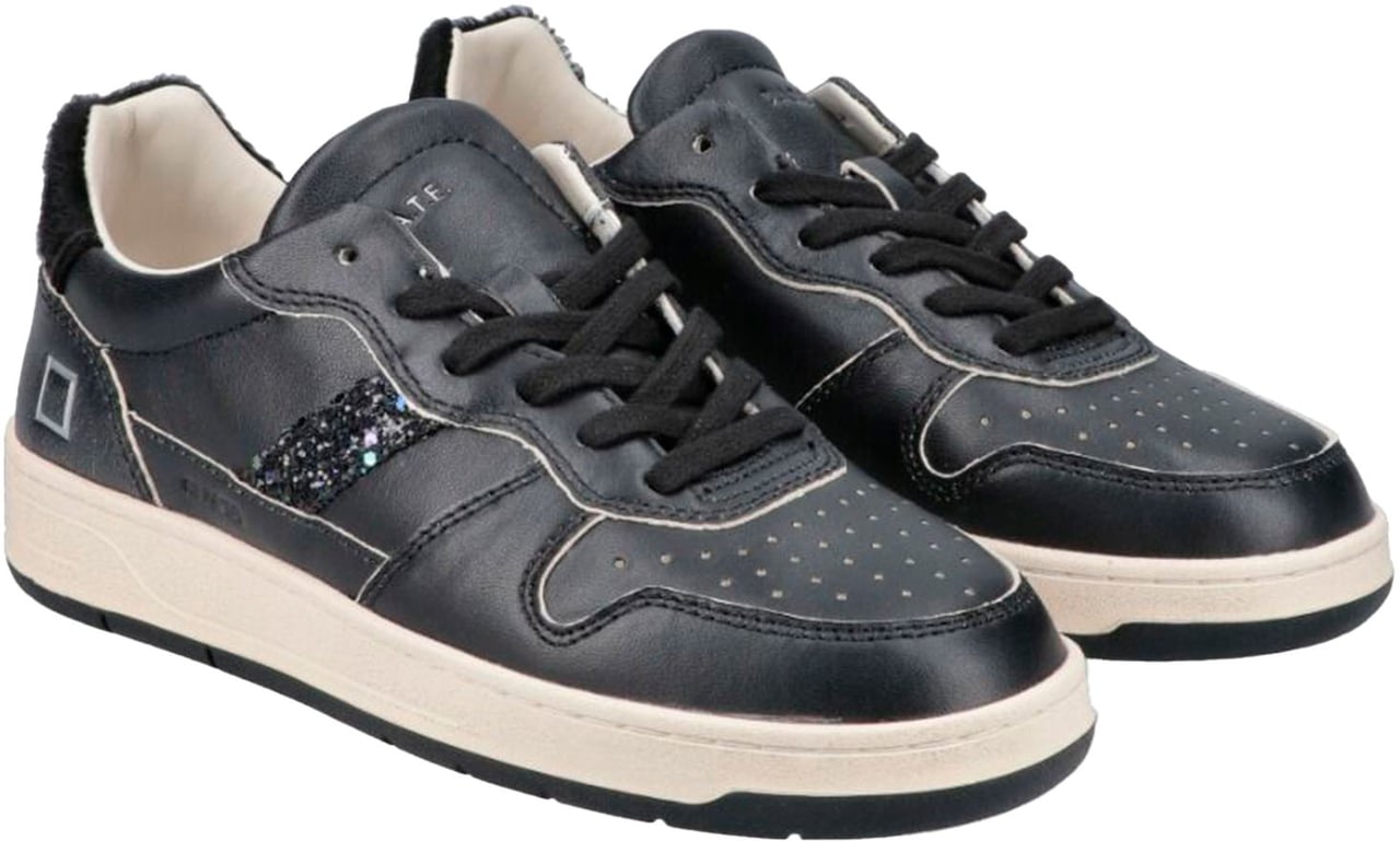 D.A.T.E. D.A.T.E. Sneakers Calf Black W8B Zwart