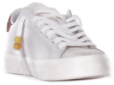 D.A.T.E. Sneakers Bianco Leopardato Wit