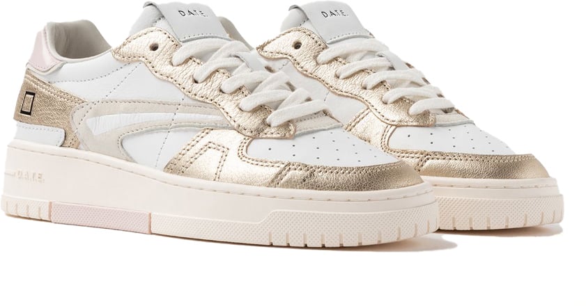 D.A.T.E. Sneakers White Platinum Wit