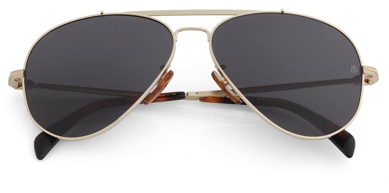 David Beckham Sonnenbrille Goud