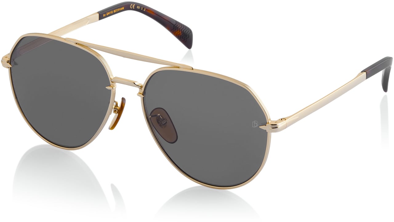 David Beckham Sonnenbrille Goud