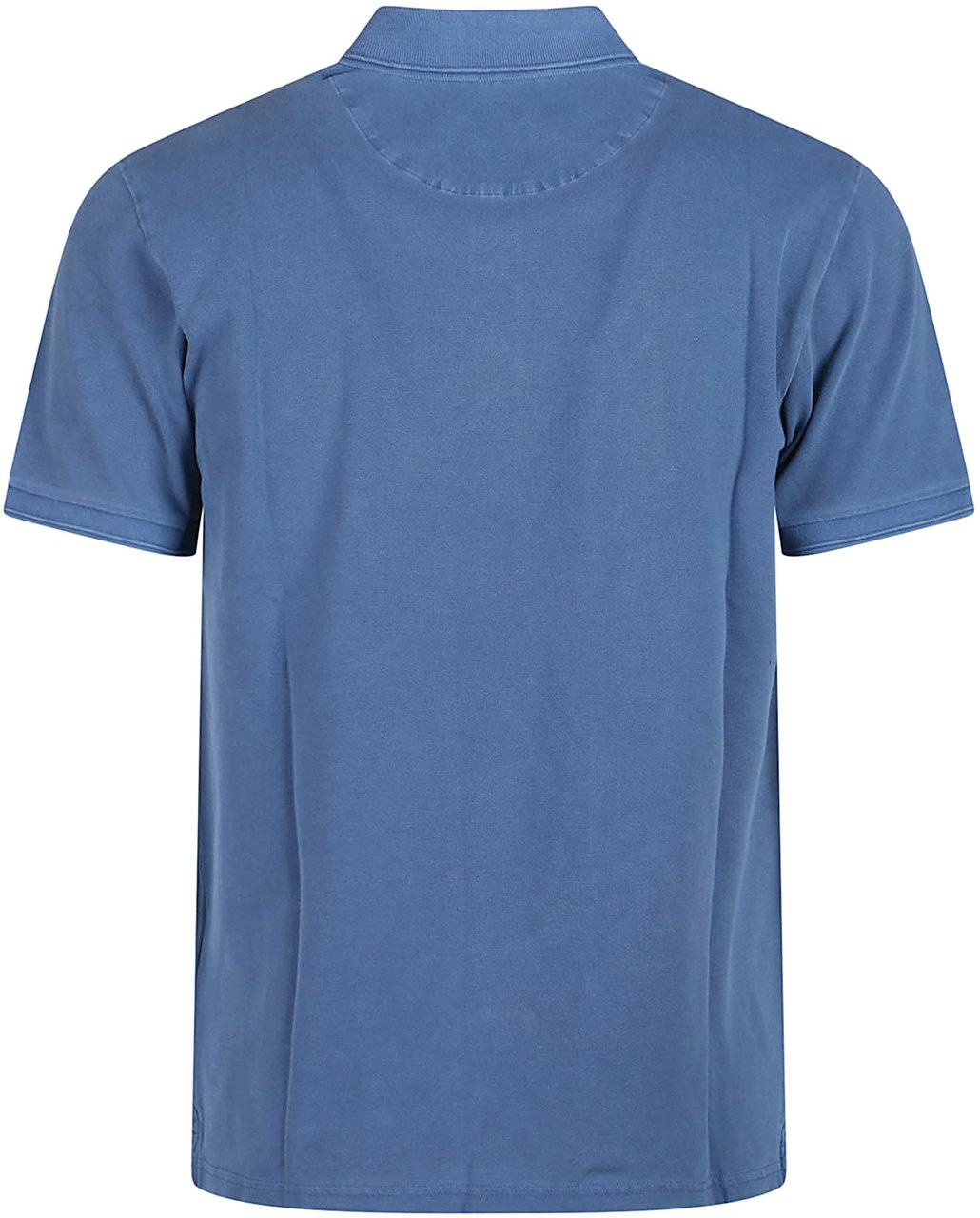 Woolrich Mackinack Short Sleeve Polo Shirt Blue Blauw