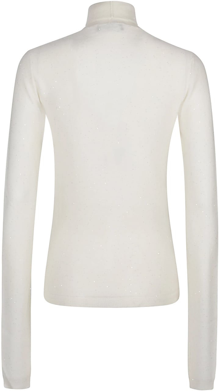 Fabiana Filippi Turtle Neck Sweater White Wit