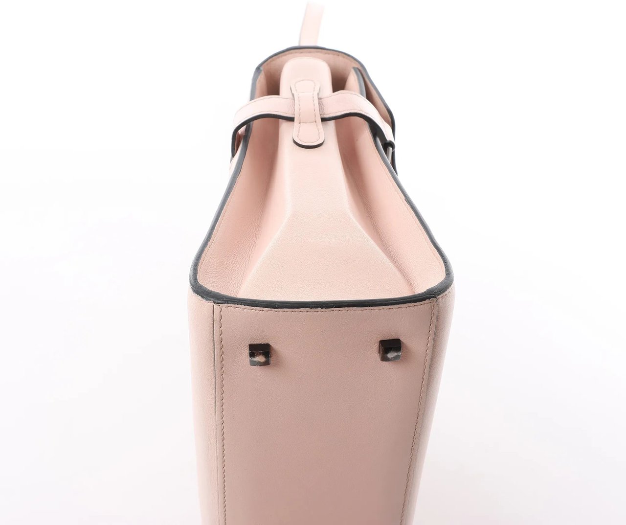 Delvaux Tempête MM Leather 2Way Handbag in Pink Roze
