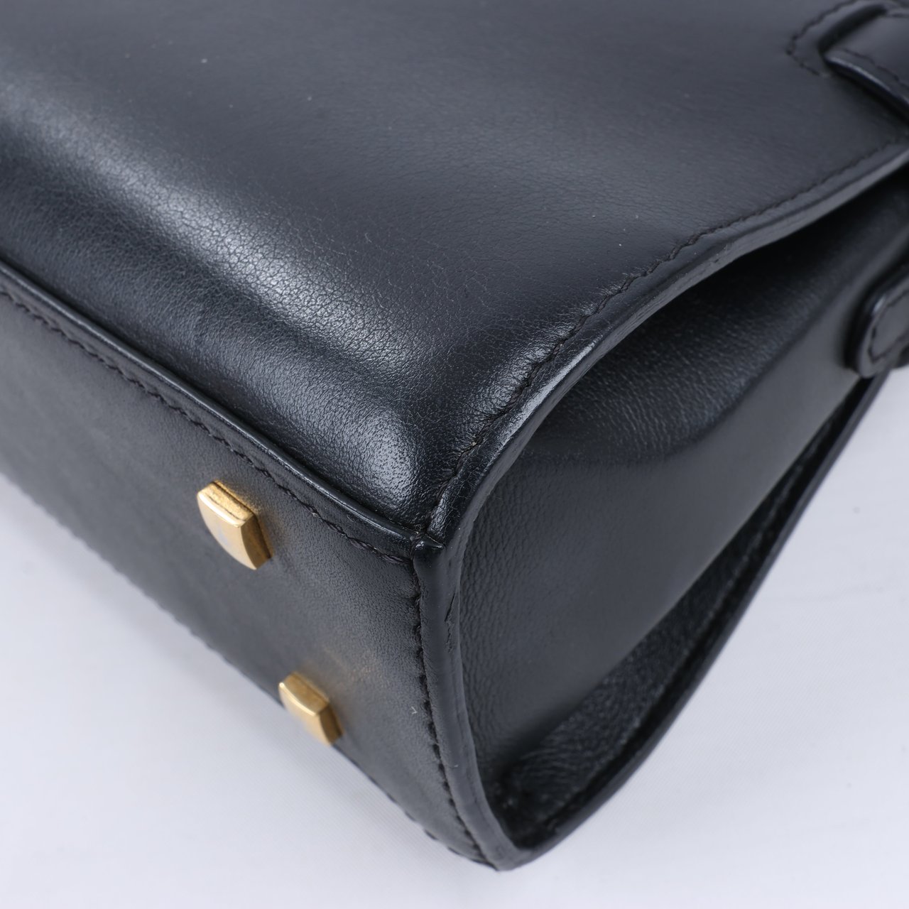 Delvaux Tempête PM Leather 2Way Crossbody Bags in Black Zwart