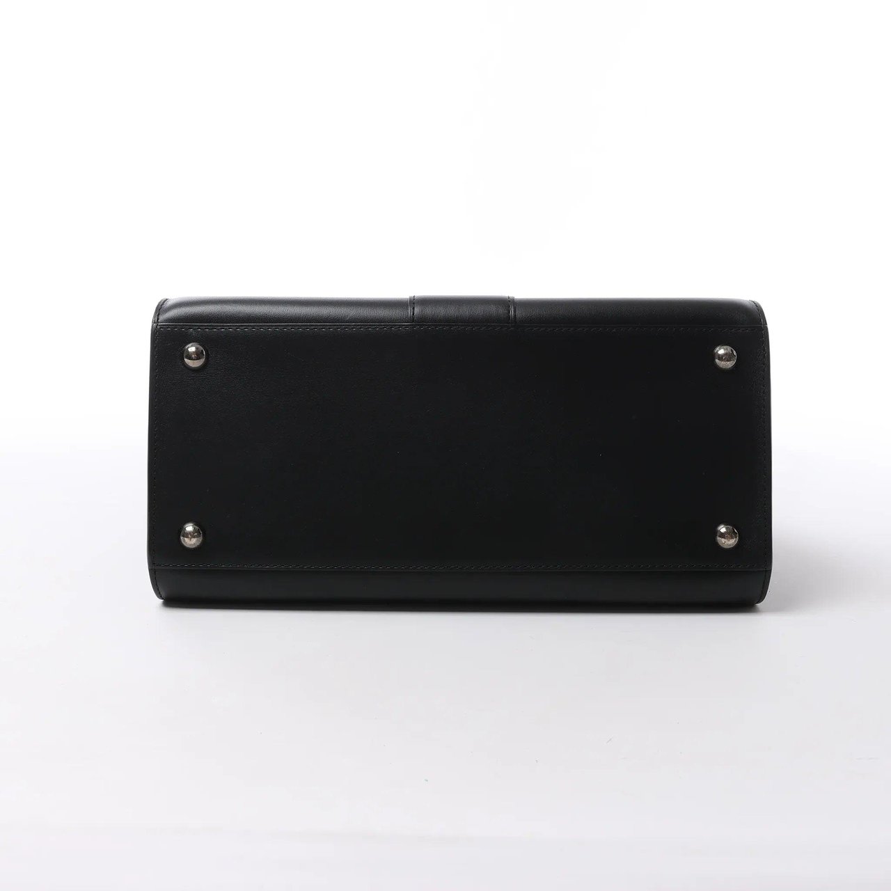 Delvaux Brillant MM Leather 2Way Handbag in Black Zwart