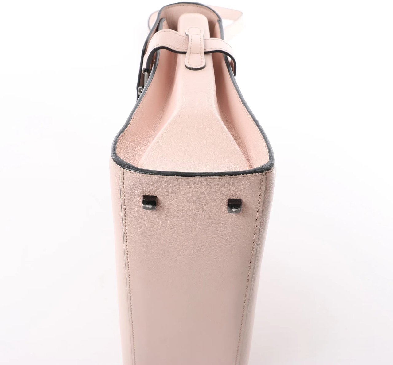 Delvaux Tempête MM Leather 2Way Handbag in Pink Roze