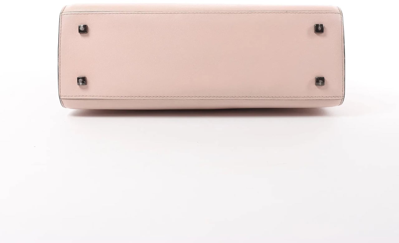 Delvaux Tempête MM Leather 2Way Handbag in Pink Roze