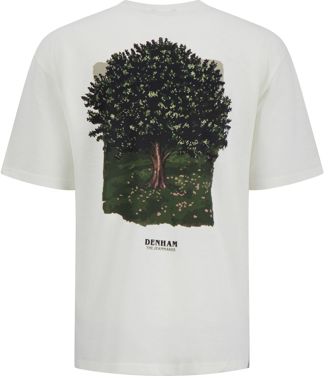Denham T-shirt Wit Wit
