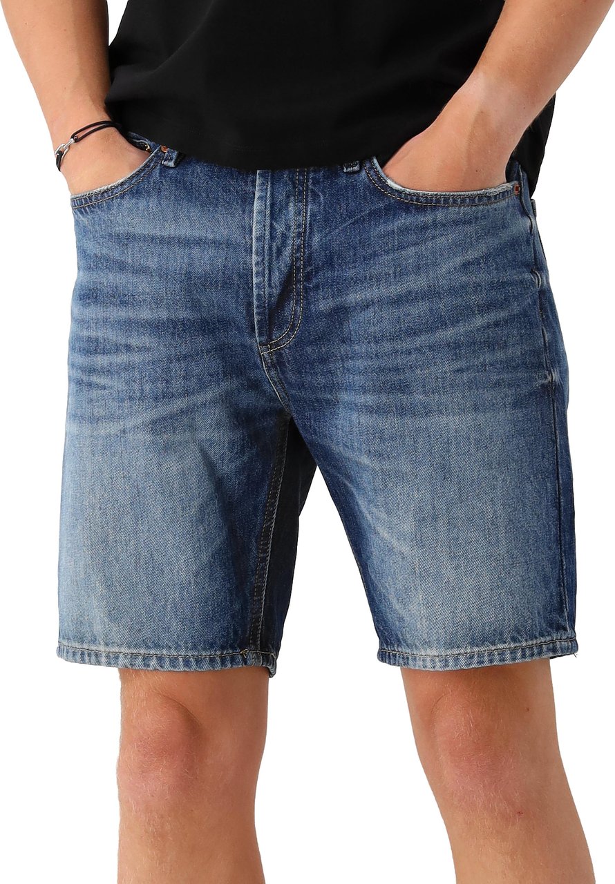 Denham Korte Broek Blauw Ridge Blauw