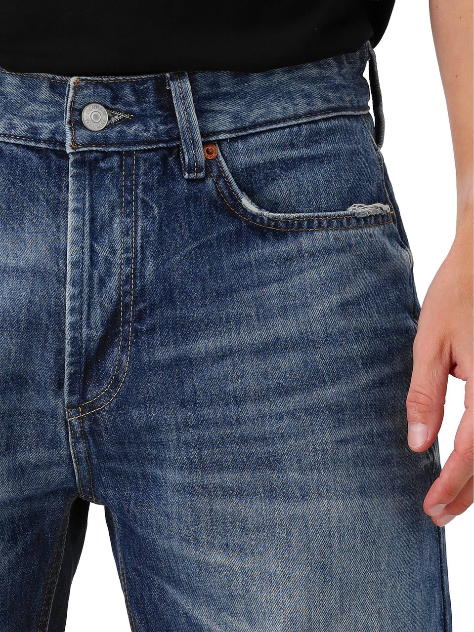 Denham Korte Broek Blauw Ridge Blauw