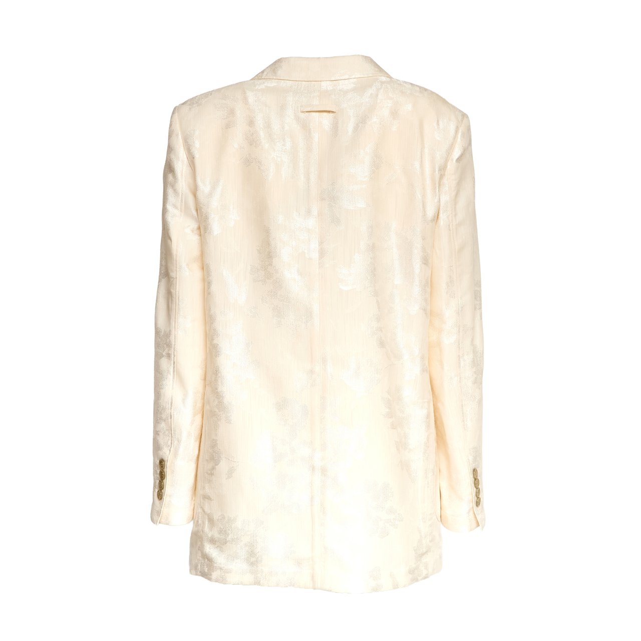 DEPARTMENT5 Ben Tonal Embroidered Single-Breasted Blazer Neutraal