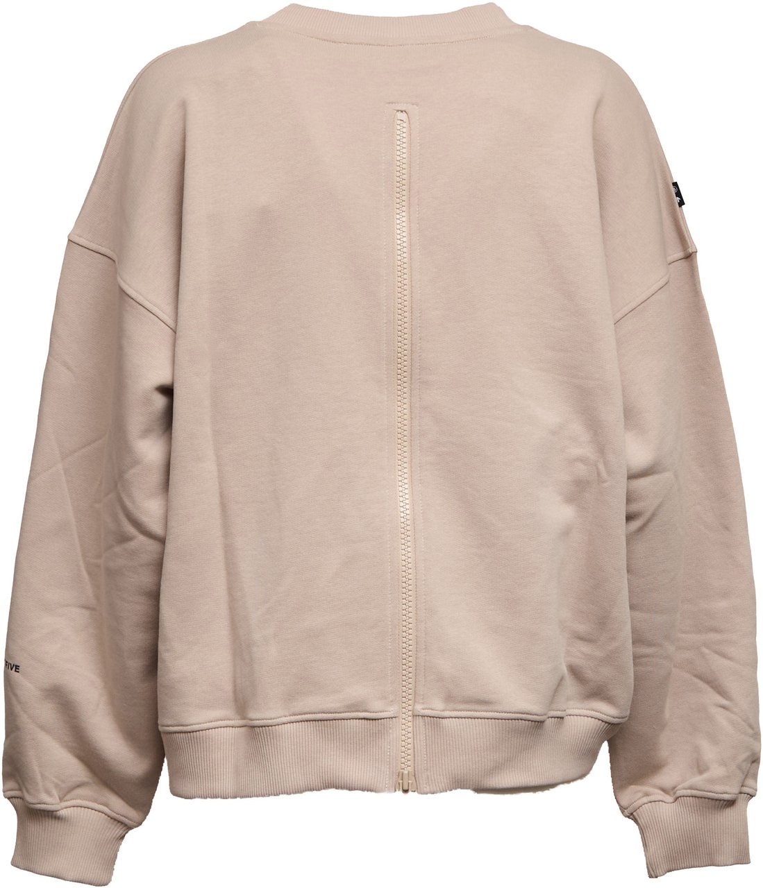 DEPARTMENT5 Felpa Rare Scollo V Con Zip Dietro Beige