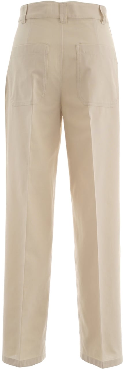 DEPARTMENT5 Cotton-linen blend pants Beige