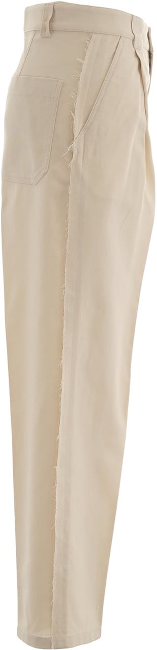 DEPARTMENT5 Cotton-linen blend pants Beige