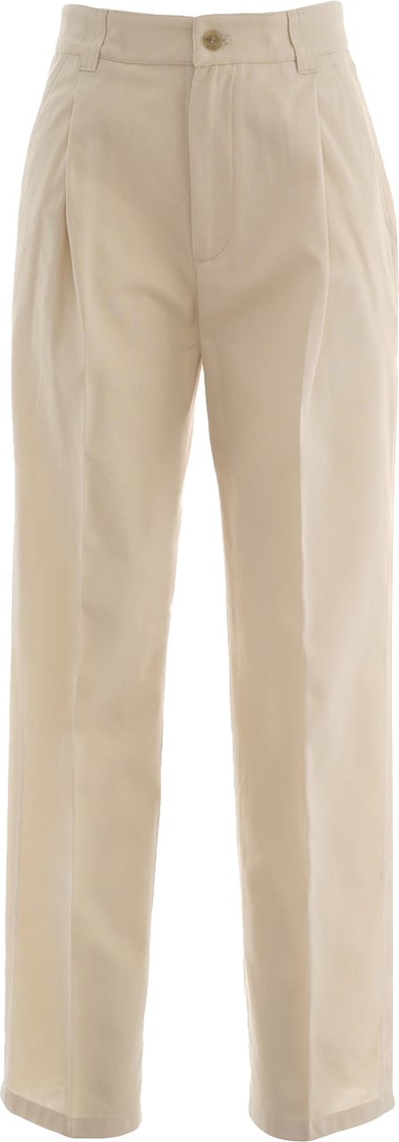 DEPARTMENT5 Cotton-linen blend pants Beige