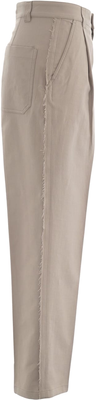 DEPARTMENT5 Cotton-linen blend pants Beige