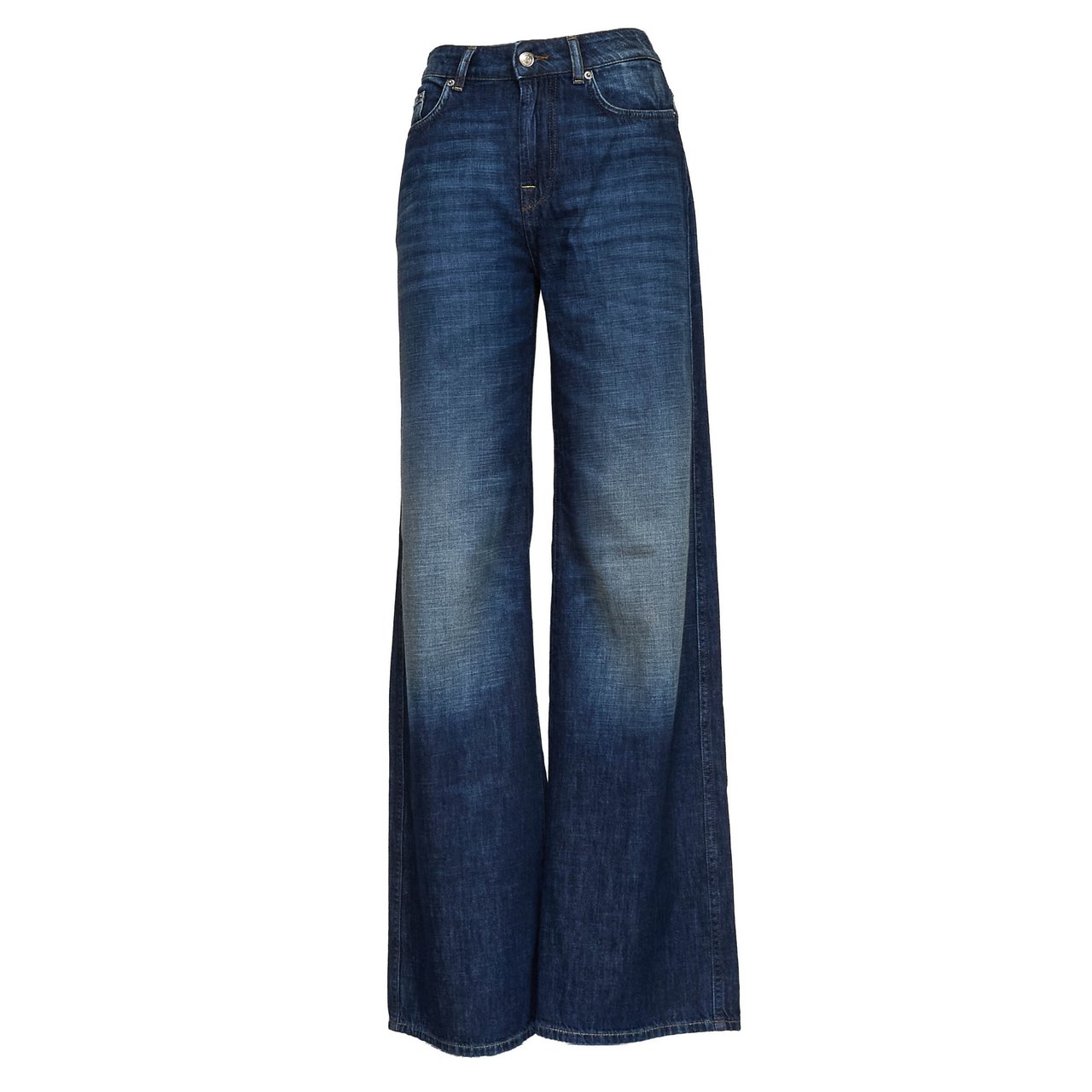 DEPARTMENT5 Pretender Tinted Wide-Leg Jeans Zwart