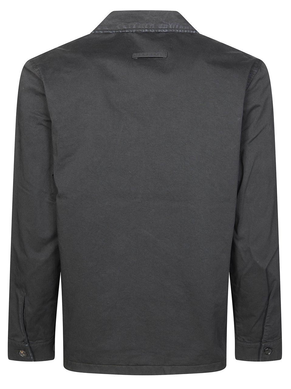 DEPARTMENT5 Men Boxy Cotton Shirt Jacket Zwart