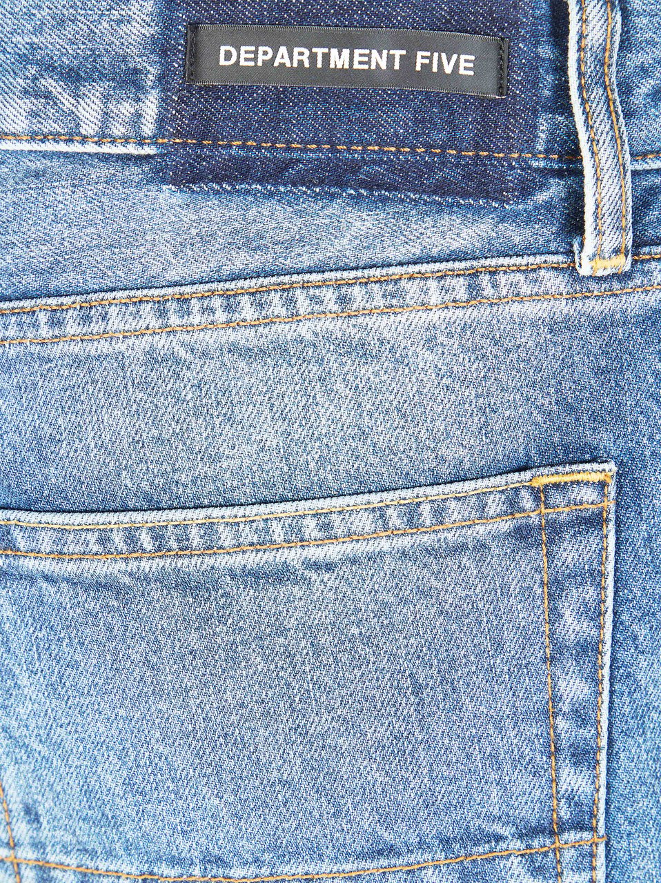 DEPARTMENT5 Men Faded Blue Distressed Jeans Blauw
