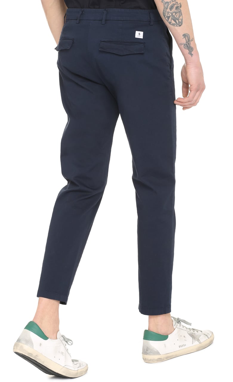 DEPARTMENT5 Prince stretch cotton chino trousers Blauw
