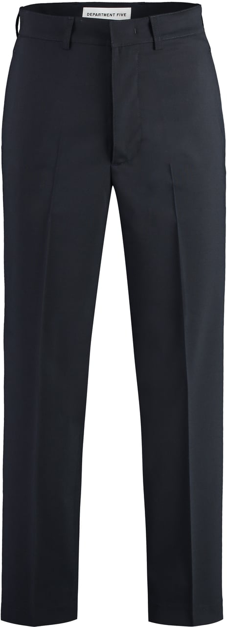DEPARTMENT5 E-Motion Wool blend trousers Blauw