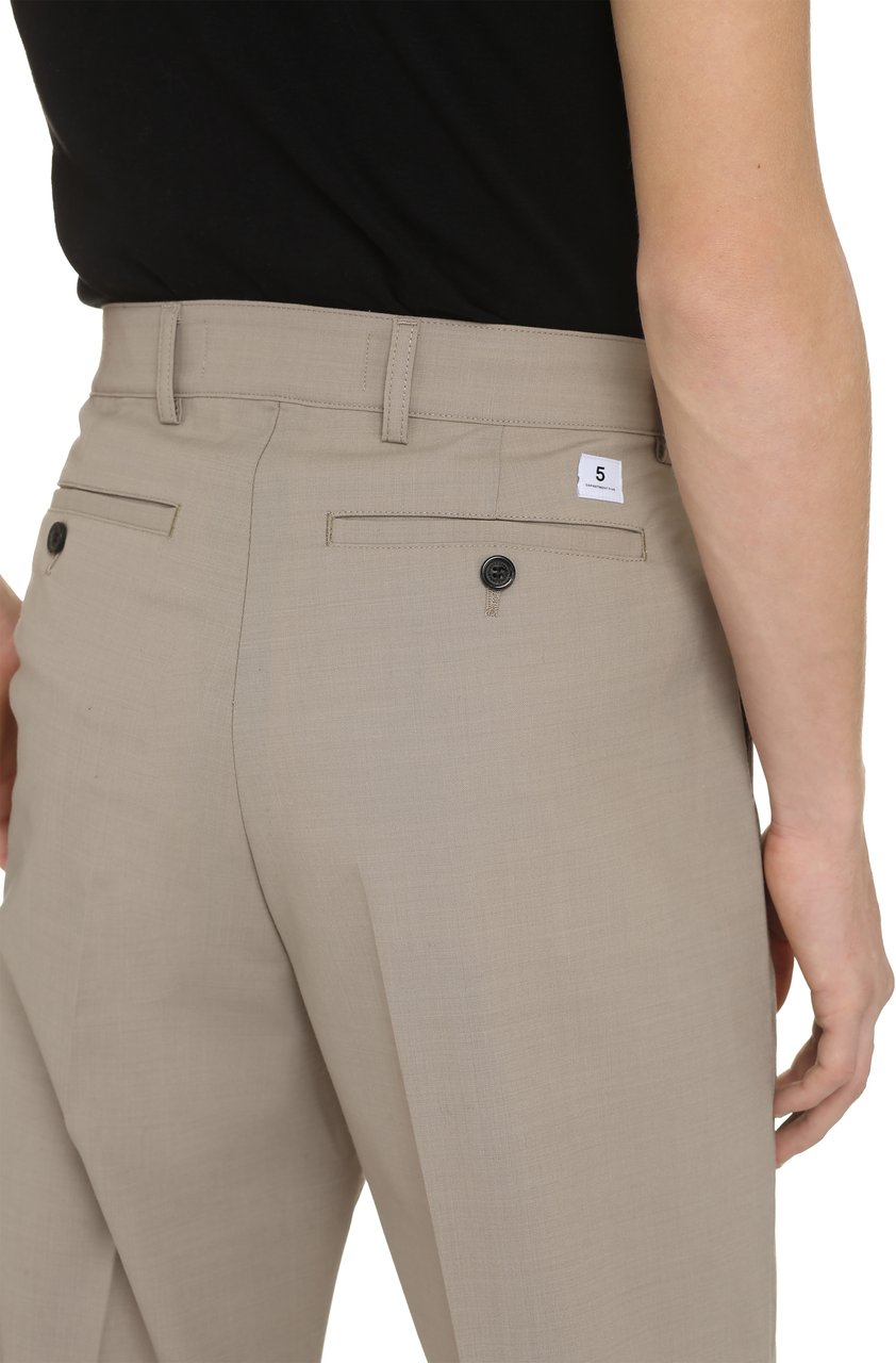 DEPARTMENT5 E-Motion Wool blend trousers Beige