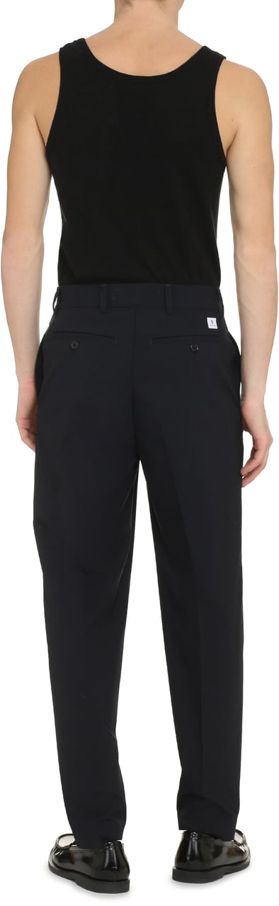 DEPARTMENT5 E-Motion Wool blend trousers Blauw