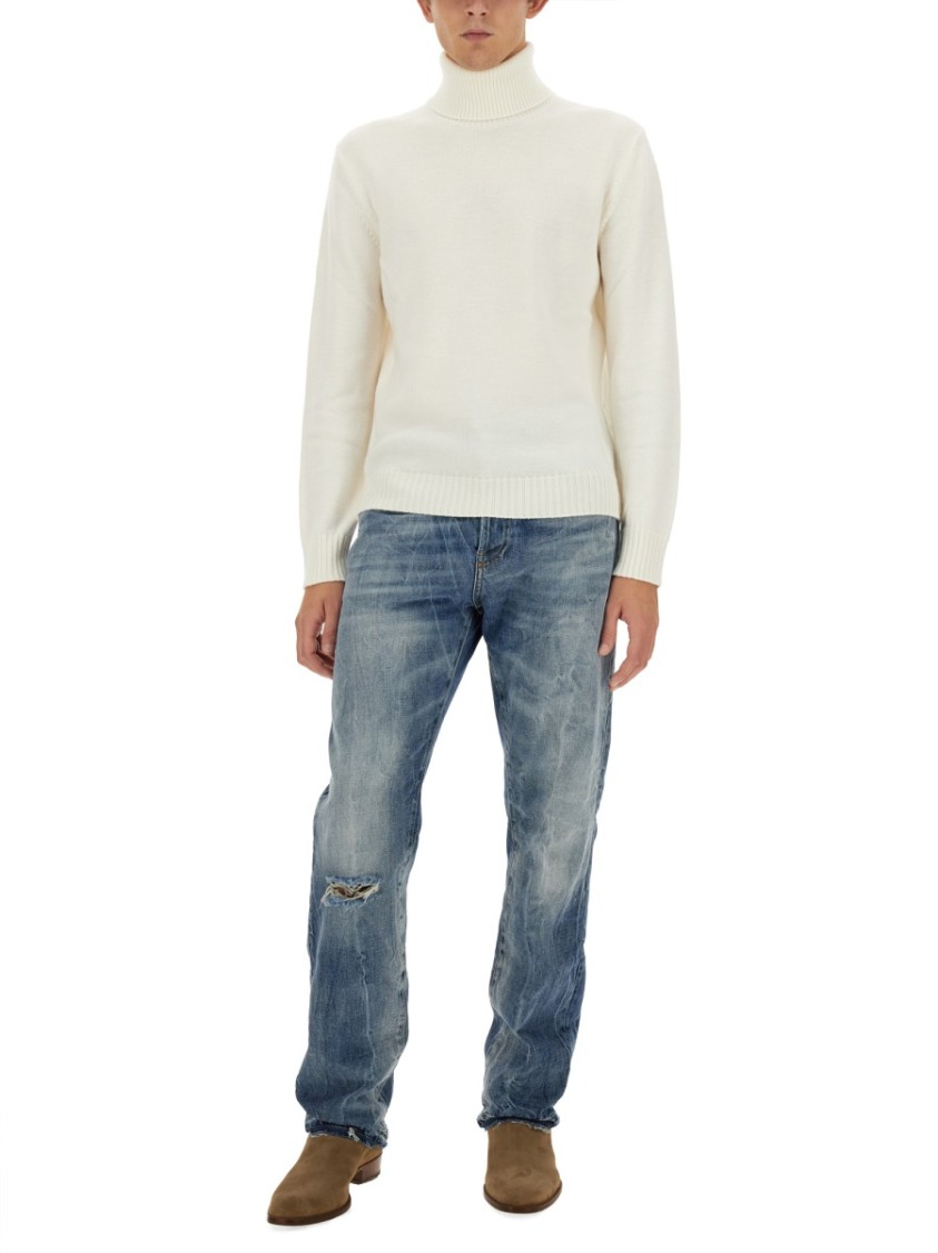 DEPARTMENT5 Classic Straight-Leg Denim Jeans Blauw