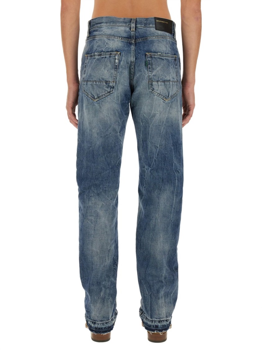 DEPARTMENT5 Classic Straight-Leg Denim Jeans Blauw