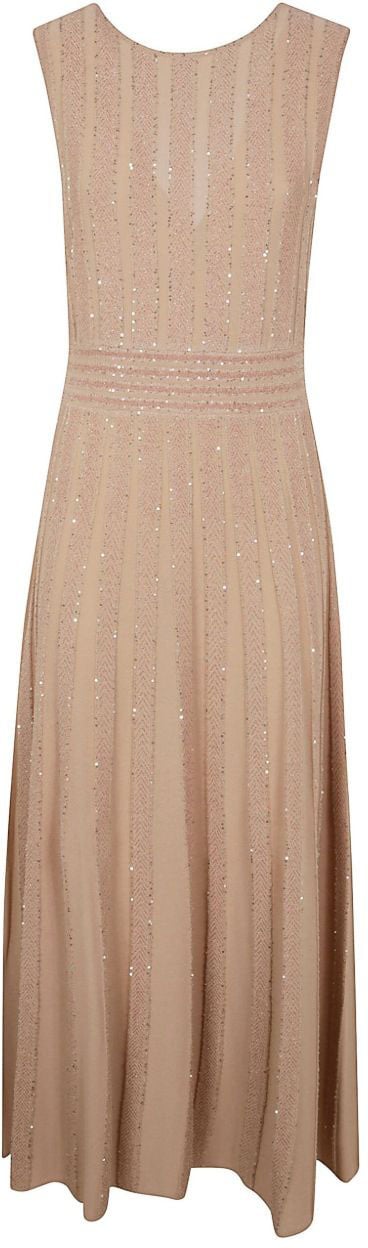 D-Exterior Dresses Nude Beige