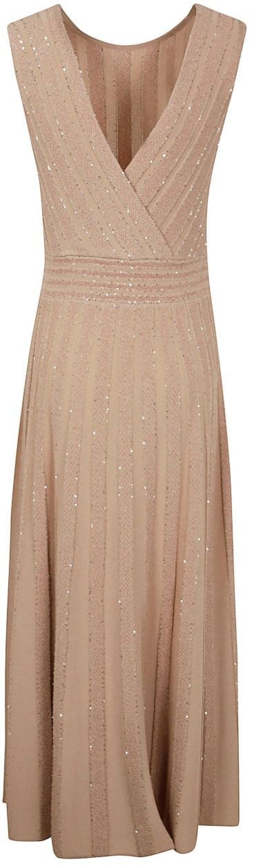 D-Exterior Dresses Nude Beige
