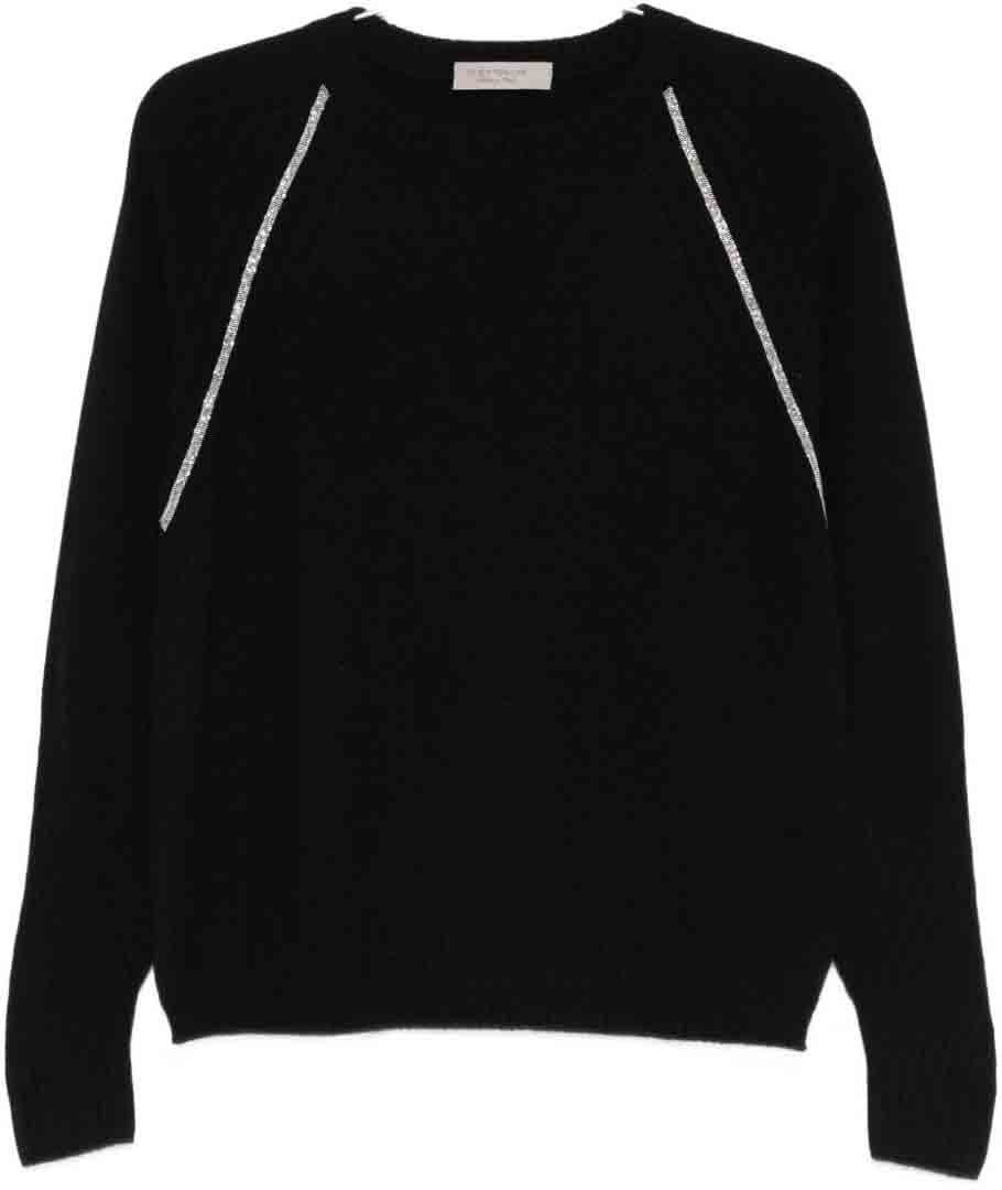 D-Exterior Sweaters Black Zwart