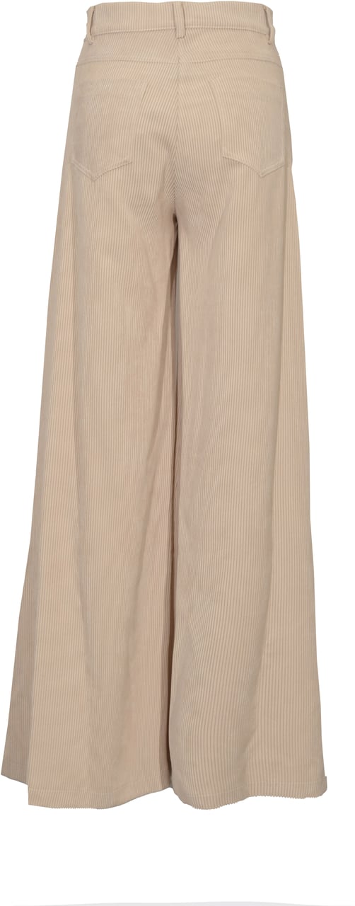 D-Exterior Trousers Latte Bruin
