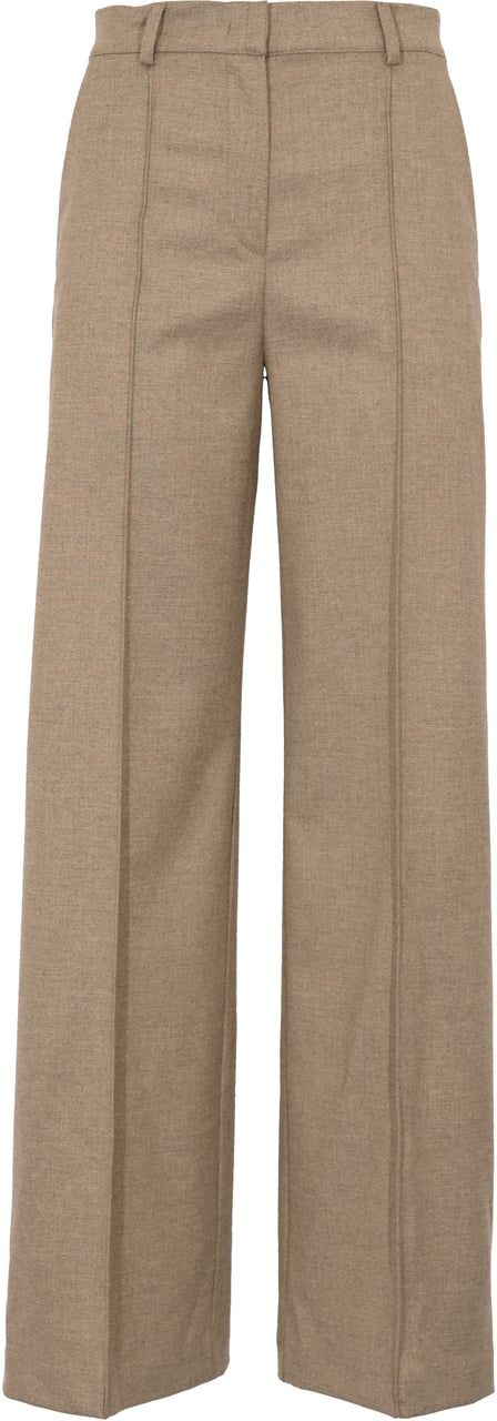 D-Exterior Trousers Visone Bruin