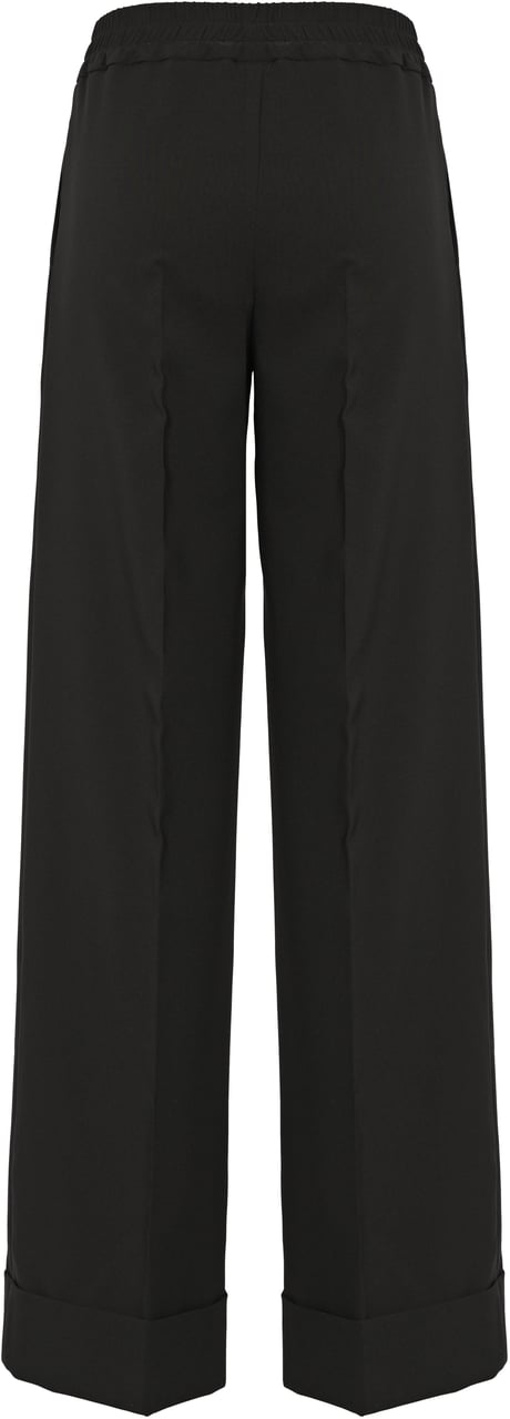 D-Exterior Trousers Black Zwart
