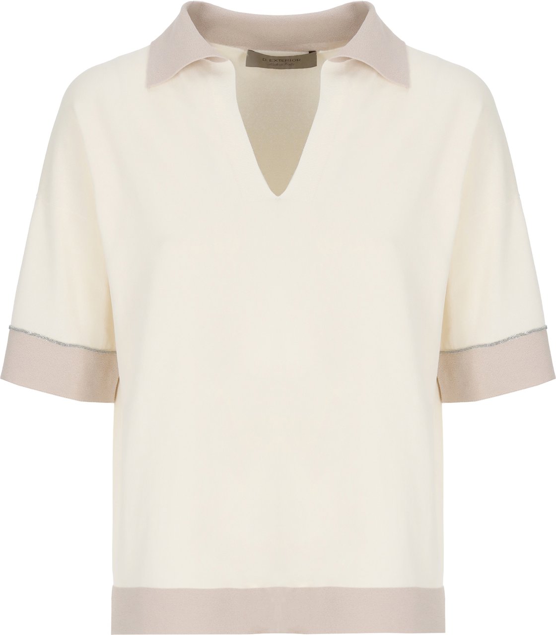 D-Exterior T-Shirts And Polos Avorio Wit