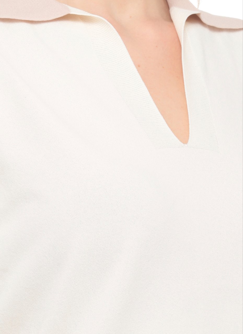 D-Exterior T-Shirts And Polos Avorio Wit