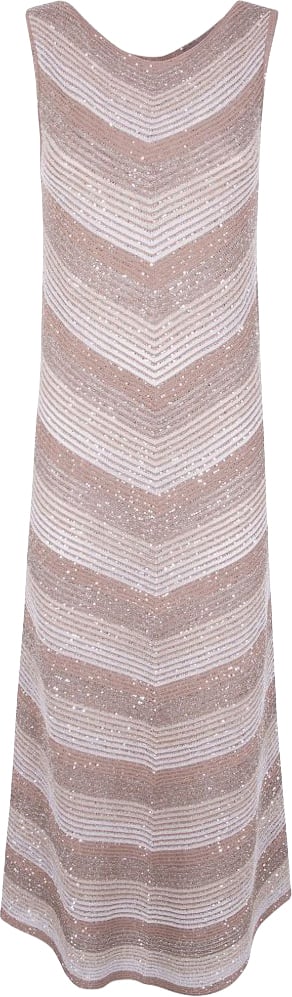 D-Exterior Dresses Marrone Beige