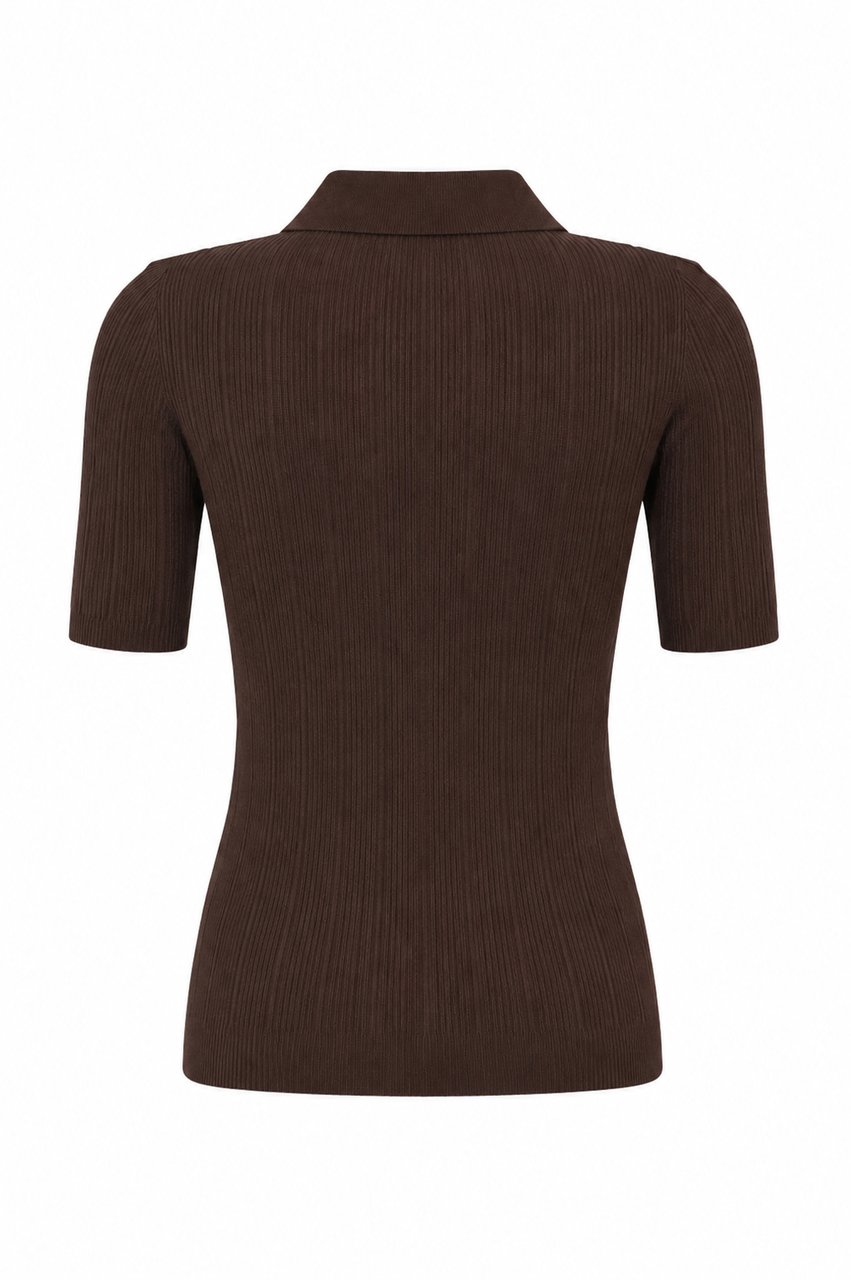 D-Exterior T-Shirts And Polos Cioccolato Bruin