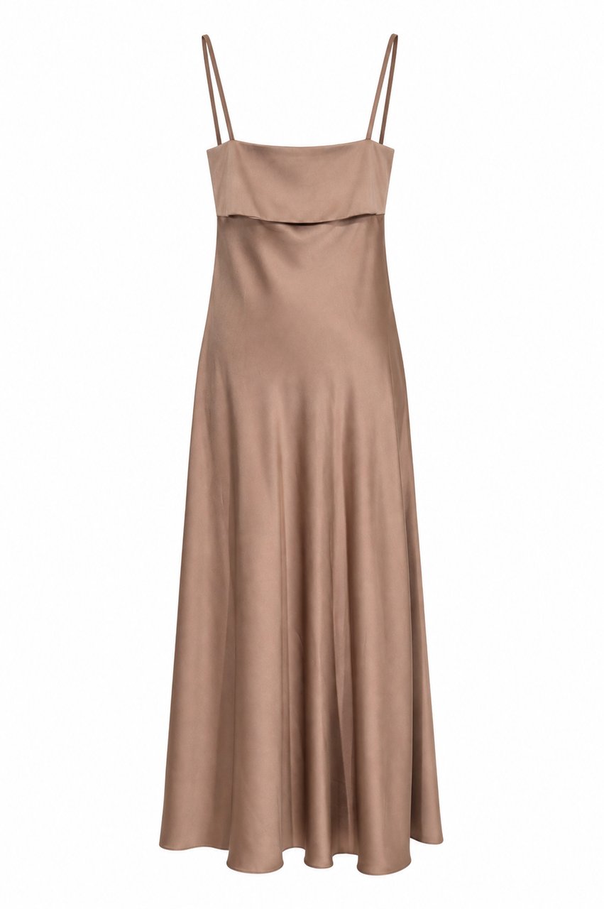D-Exterior Dresses Mocha Taupe