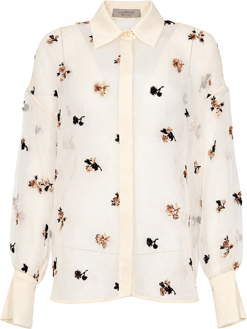 D-Exterior Shirts Avorio Wit