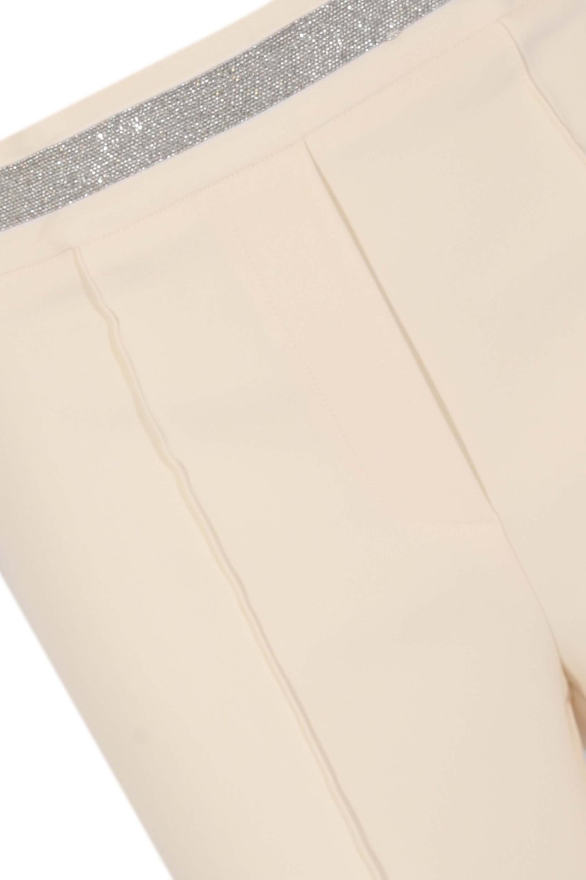 D-Exterior Trousers Ivory Wit