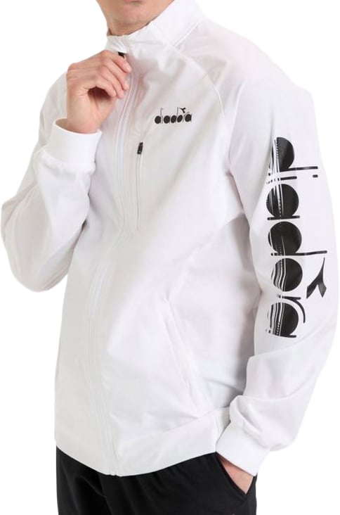 Diadora Diadora White Polyamide Shell Jacket Wit