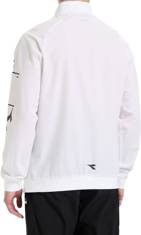 Diadora Diadora White Polyamide Shell Jacket Wit