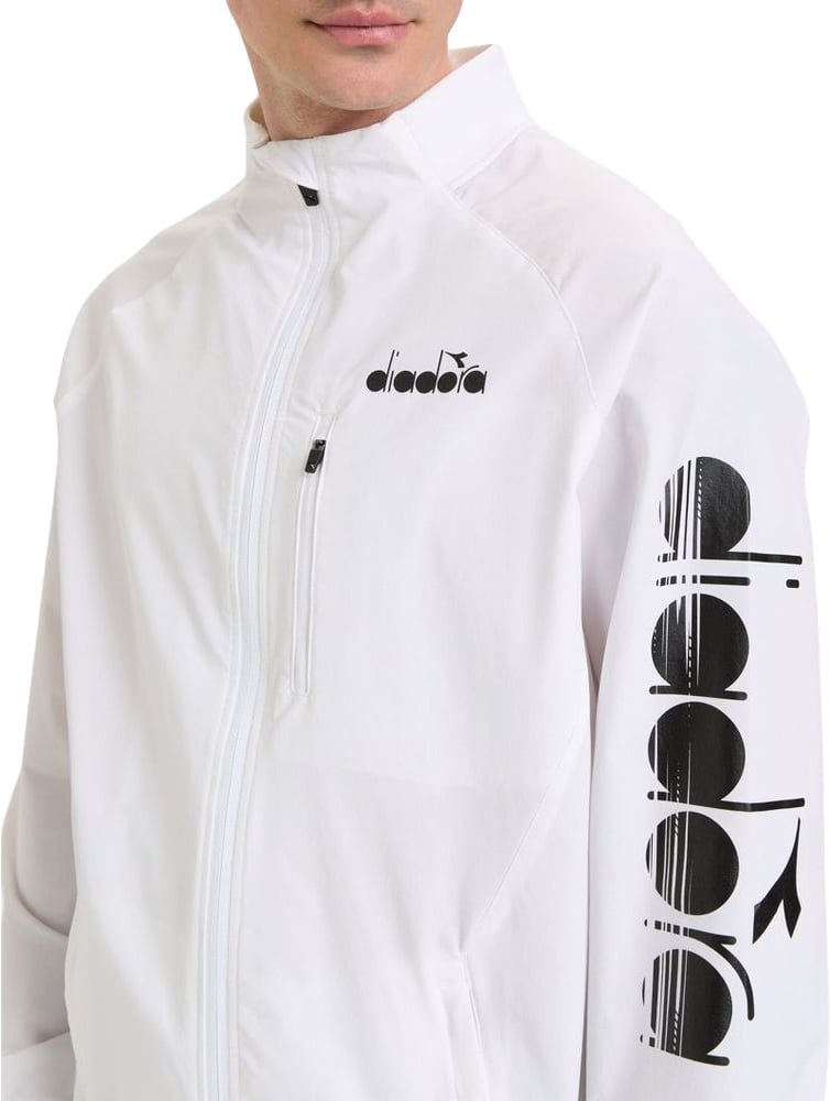 Diadora Diadora White Polyamide Shell Jacket Wit