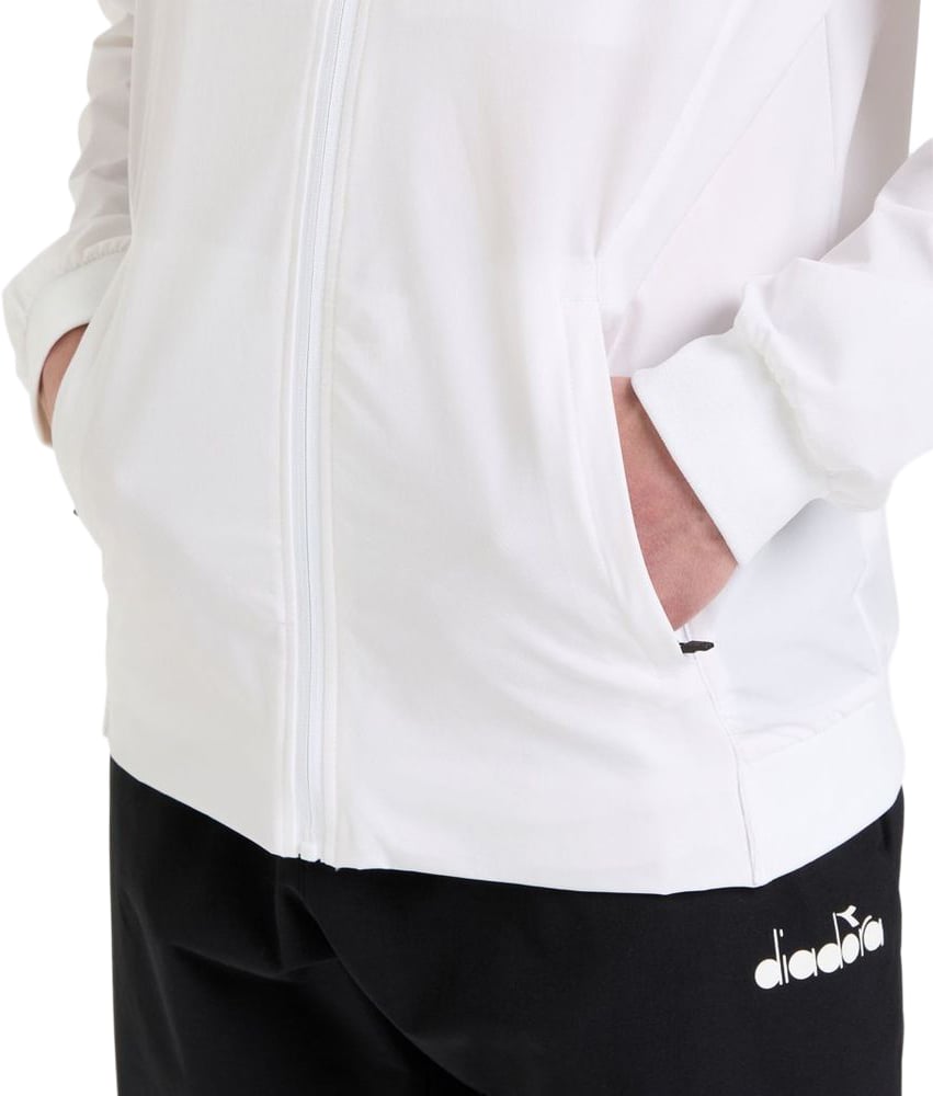 Diadora Diadora White Polyamide Shell Jacket Wit