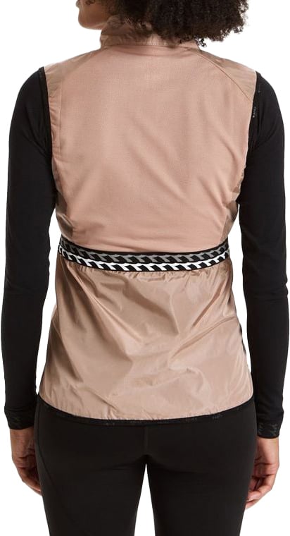 Diadora Pink Polyamide Waistcoat Roze