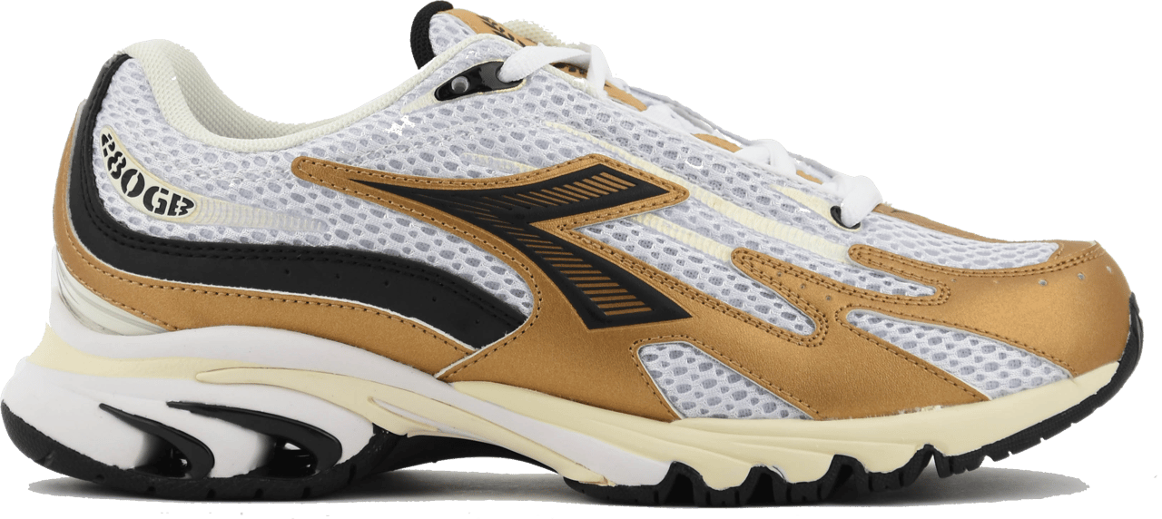 Diadora Mythos Propulsion 280 White Black Gold Wit