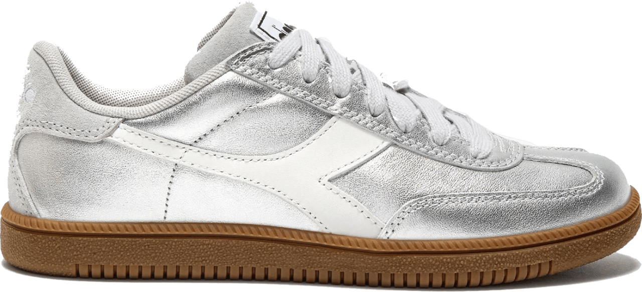 Diadora Trainer Metallic Silver Zilver